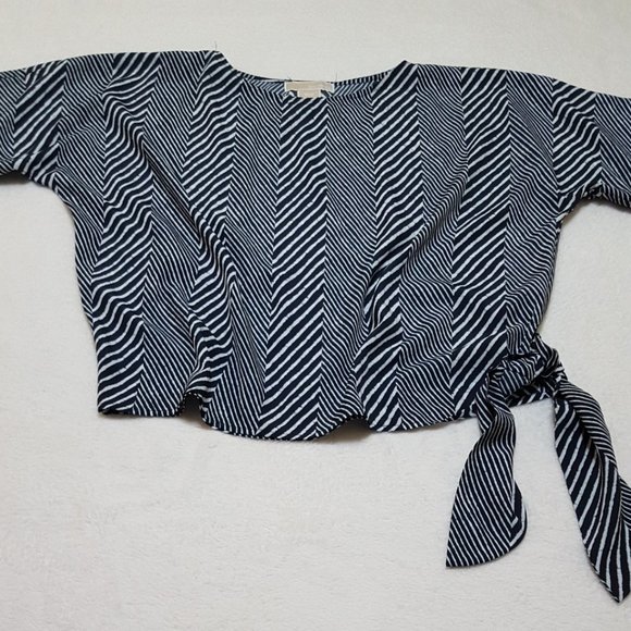 MICHAEL KORS Blue Top Blouse, Size M - Picture 7 of 15